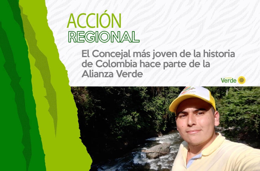 El Concejal más joven de la historia de Colombia hace parte de la Alianza Verde