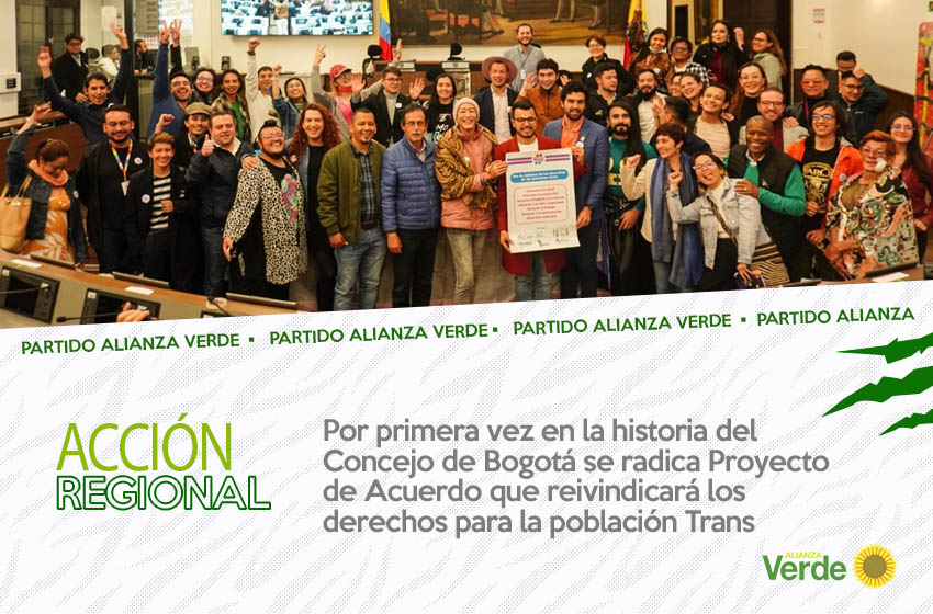 Por primera vez en la historia del Concejo de Bogotá se radica Proyecto de Acuerdo que reivindicará los derechos para la población Trans