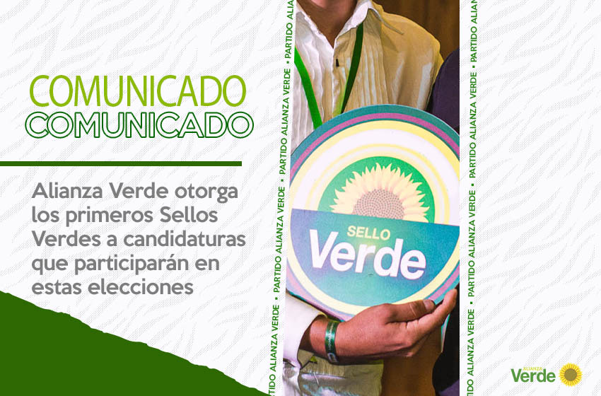 Alianza Verde otorga los primeros Sellos Verdes a candidaturas que participarán en estas elecciones