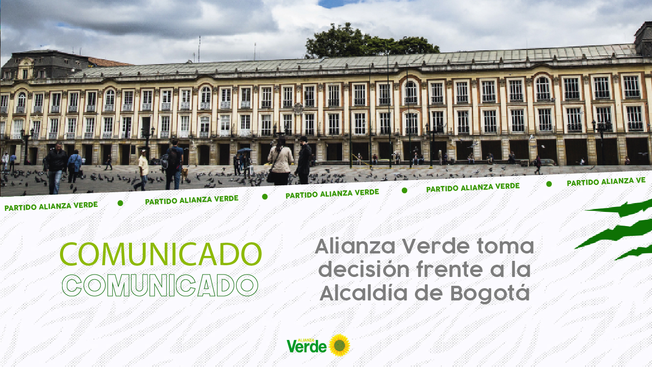 Alianza Verde toma decisión frente a la Alcaldía de Bogotá