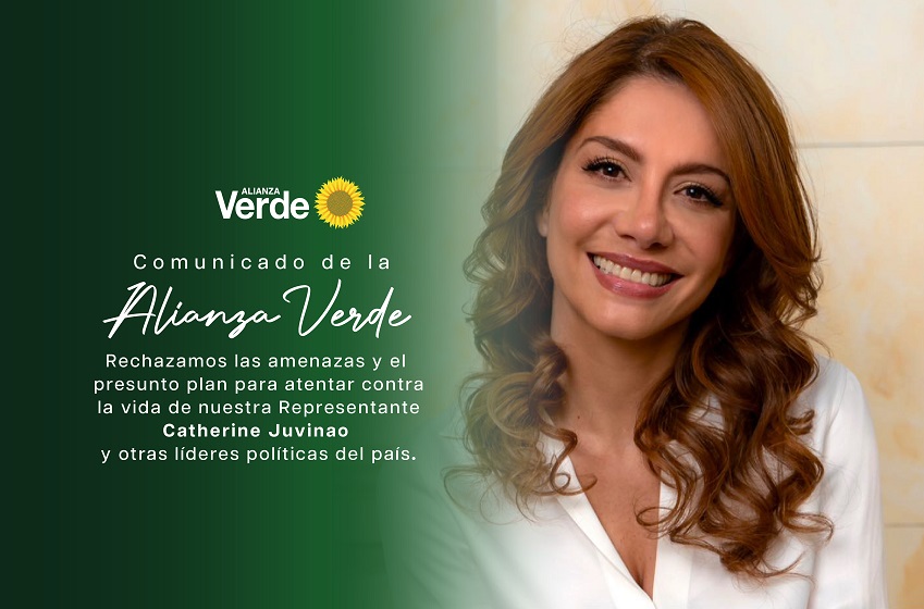 Alianza Verde rechaza presunto plan para atentar contra la vida de nuestra Representante Catherine Juvinao