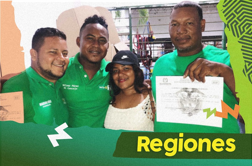 Celebramos el logro de nuestros tres nuevos concejales en Nuevo Belén de Bajirá Chocó