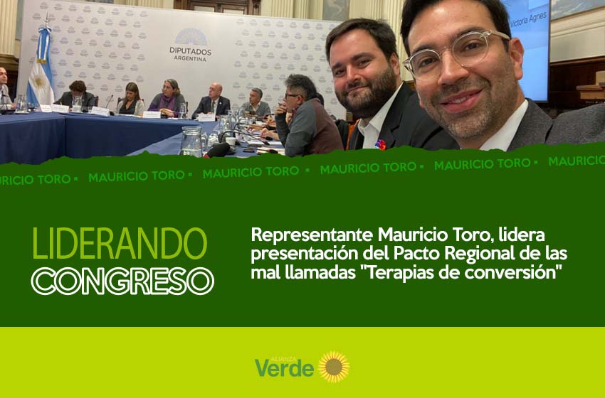 Representante Mauricio Toro, lidera presentación del Pacto Regional de las mal llamadas 