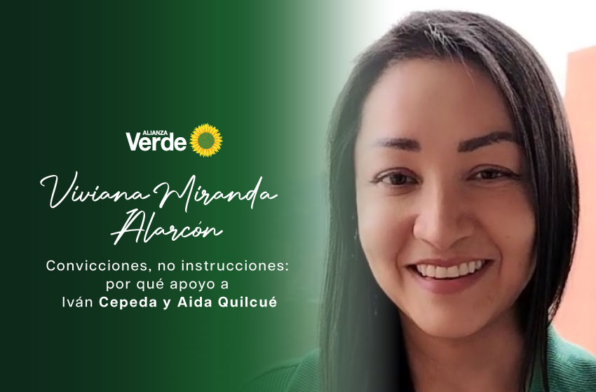 Convicciones, no instrucciones: por qué apoyo a Iván Cepeda y Aida Quilcué 