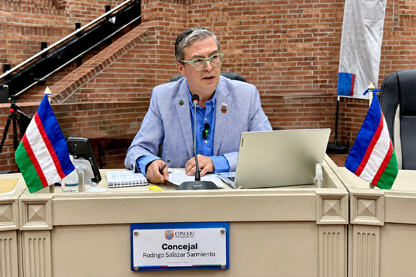 Concejal Verde Rodrigo Salazar pone la lupa sobre la infraestructura vial de Cali
